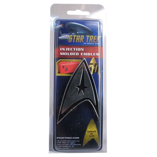 Star Trek Badge Chrome Injection-Molded Emblem